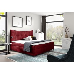 Continental bed Elmo with bedding storage, fabric Fresh 8