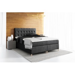 Continental bed Kavon with a bedding container, fabric Jasmine 100