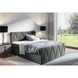 Continental bed Canto Lux with a bedding container, fabric Rico 3