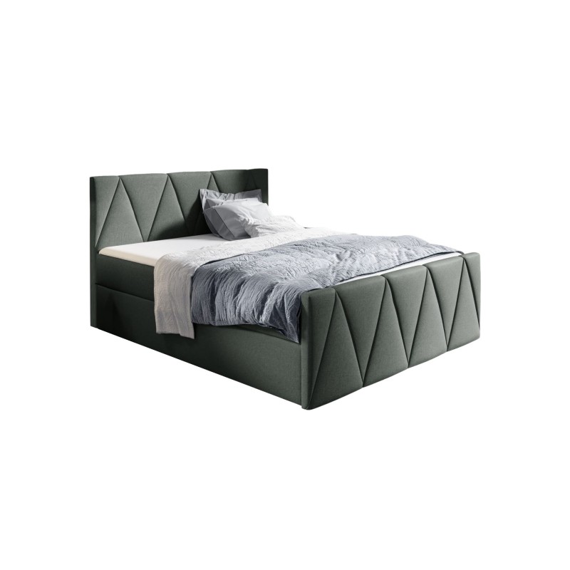 Continental bed Canto Lux with a bedding container, fabric Rico 3 Continental bed Canto Lux with a bedding container, fabric Rico 3