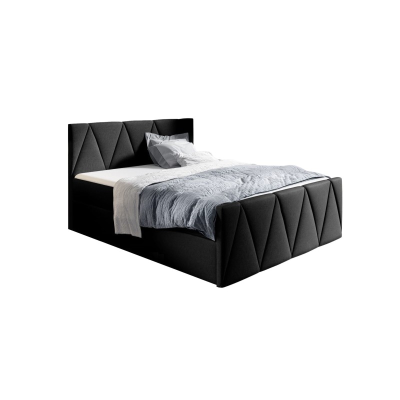 Canto Lux continental bed with a storage compartment for bedding, fabric Rico 13 Canto Lux continental bed with a storage compartment for bedding, fabric Rico 13