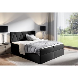Continental bed Canto with bedding storage, fabric Rico 13