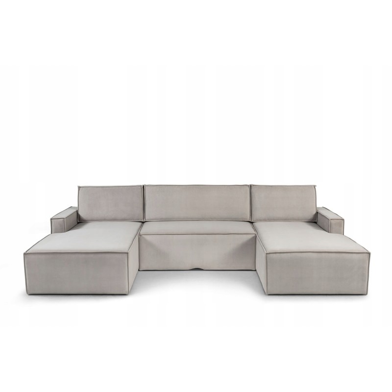 Moon sectional sofa with a sleeping function, U-shaped storage Moon sectional sofa with a sleeping function, U-shaped storage