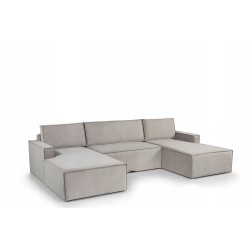 Moon sectional sofa with a sleeping function, U-shaped storage Moon sectional sofa with a sleeping function, U-shaped storage