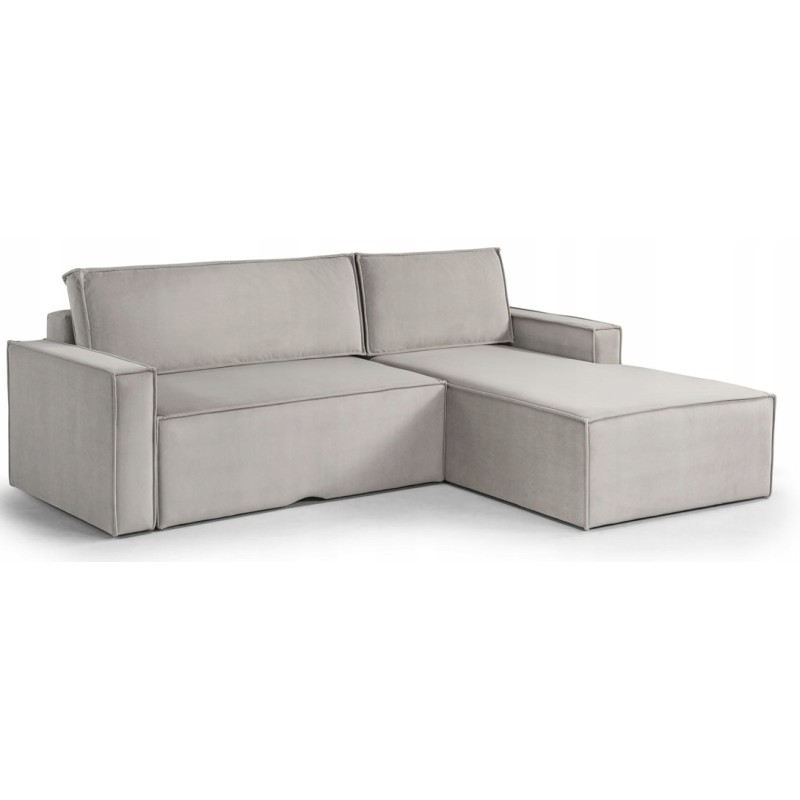 Moon corner sofa with a folding sleeping function and storage compartment Moon corner sofa with a folding sleeping function and storage compartment