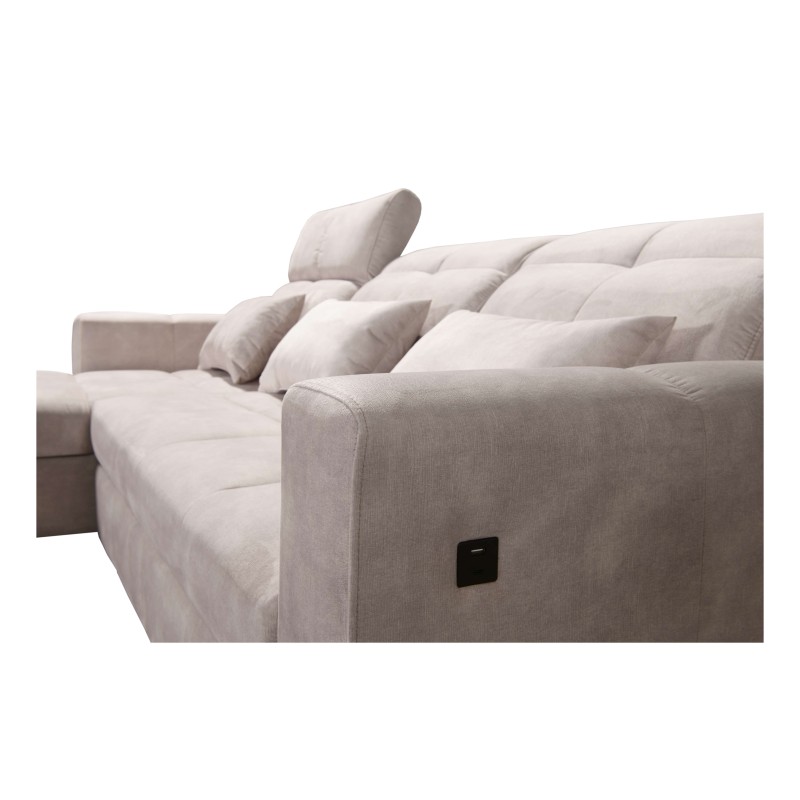 Luxury Zeni Corner Sofa with Sleeping Function in Velvet Fabric, Wave 1 | Your Place for Comfort Luxury Zeni Corner Sofa with Sleeping Function in Velvet Fabric, Wave 1 | Your Place for Comfort
