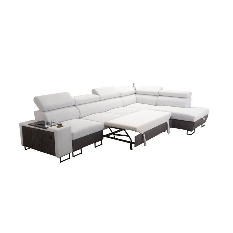 Esquina Prestige XI Maxi con función para dormir y puerto USB | Esquina Tapizada Suave al tacto, Freya 210.02 + Tauro 8203 Esquina Prestige XI Maxi con función para dormir y puerto USB | Esquina Tapizada Suave al tacto, Freya 210.02 + Tauro 8203