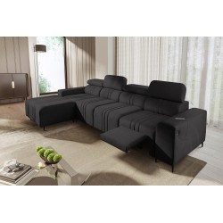 Narożnik Verona XII Mix z funkcją spania oraz funkcją relax manualna tkanina Vena 20