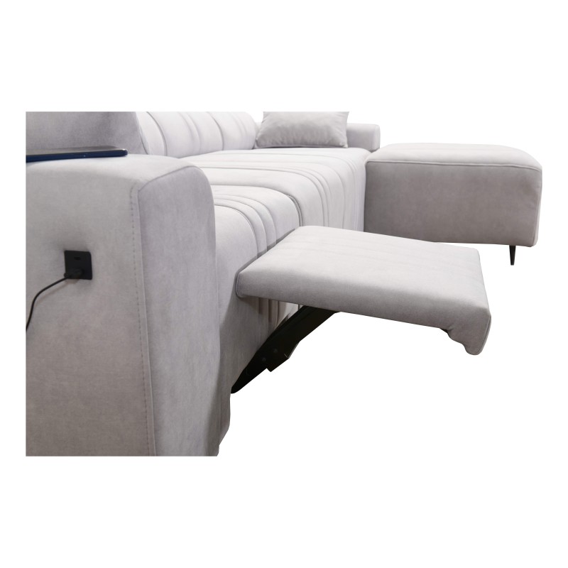 Verona XII Mix Corner Sofa with Sleeping Function Velvet, Vena 8 - elegance and comfort in one piece of furniture Verona XII Mix Corner Sofa with Sleeping Function Velvet, Vena 8 - elegance and comfort in one piece of furniture