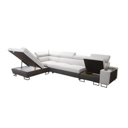 Esquina Prestige XI Maxi con función para dormir y puerto USB | Esquina Tapizada Suave al tacto, Freya 210.02 + Tauro 8203 Esquina Prestige XI Maxi con función para dormir y puerto USB | Esquina Tapizada Suave al tacto, Freya 210.02 + Tauro 8203