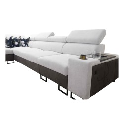 Narożnik Prestige XI Maxi z funkcją spania i portem usb tkanina Freya 210.18 + Tauro 8207 Narożnik Prestige XI Maxi z funkcją spania i portem usb tkanina Freya 210.18 + Tauro 8207