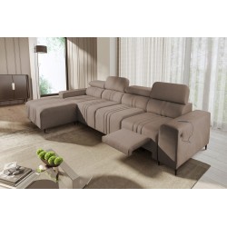 Narożnik Verona XII Mix z funkcją spania oraz funkcją relax manualna tkanina Vena 14