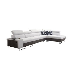 Esquina Prestige XI Mini con función de cama y puerto USB - Suave al tacto, Freya 210.02 + Tauro 8203 Esquina Prestige XI Mini con función de cama y puerto USB - Suave al tacto, Freya 210.02 + Tauro 8203