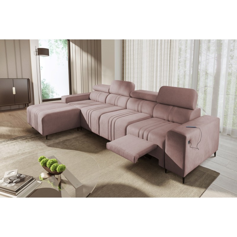 Narożnik Verona XII Mix z funkcją spania oraz funkcją relax manualna tkanina Vena 10 Narożnik Verona XII Mix z funkcją spania oraz funkcją relax manualna tkanina Vena 10