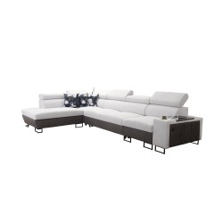 Esquina Prestige XI Mini con función de cama y puerto USB - Suave al tacto, Freya 210.02 + Tauro 8203 Esquina Prestige XI Mini con función de cama y puerto USB - Suave al tacto, Freya 210.02 + Tauro 8203