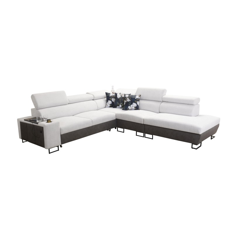 Esquinero Prestige IX con función de dormir y puerto USB - Suave al tacto, Freya 210.04 + Tauro 8203 Esquinero Prestige IX con función de dormir y puerto USB - Suave al tacto, Freya 210.04 + Tauro 8203