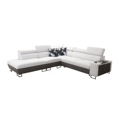 Esquina Prestige IX con función de cama y puerto USB - Suave al tacto, Freya 210.24 + Tauro 8207 Esquina Prestige IX con función de cama y puerto USB - Suave al tacto, Freya 210.24 + Tauro 8207