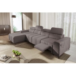 Narożnik Verona XII Mix z funkcją spania oraz funkcją relax manualna tkanina Vena 8