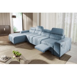 Narożnik Verona XII Mix z funkcją spania oraz funkcją relax manualna tkanina Vena 6