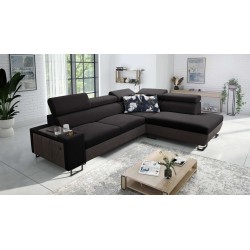 Narożnik Prestige VII z Miękka w dotyku, Freya 210.25 + Tauro 8207 - elegancja i funkcjonalność w jednym