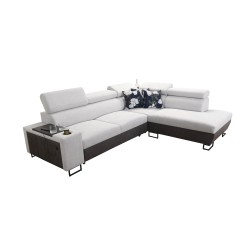 Narożnik Prestige VII z funkcją spania i portem usb tkanina Freya 210.24 + Tauro 8207 Narożnik Prestige VII z funkcją spania i portem usb tkanina Freya 210.24 + Tauro 8207