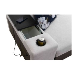 Narożnik Prestige VII z funkcją spania i portem usb tkanina Freya 210.23 + Tauro 8207 Narożnik Prestige VII z funkcją spania i portem usb tkanina Freya 210.23 + Tauro 8207