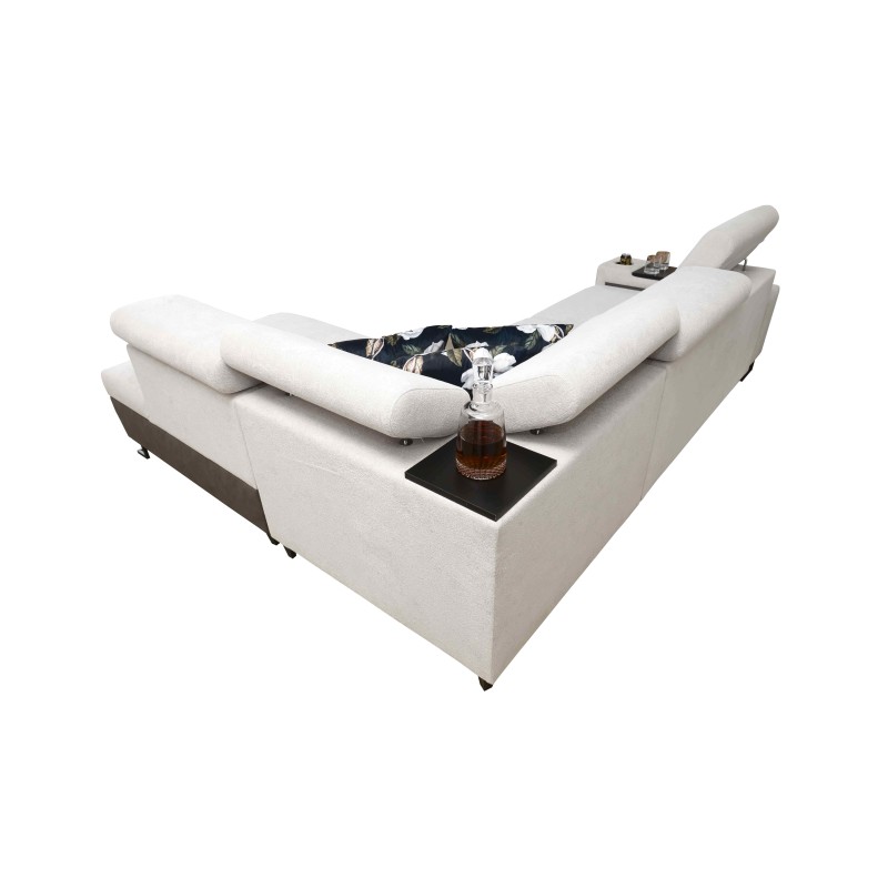 Narożnik Prestige VII z funkcją spania i portem usb tkanina Freya 210.23 + Tauro 8207 Narożnik Prestige VII z funkcją spania i portem usb tkanina Freya 210.23 + Tauro 8207