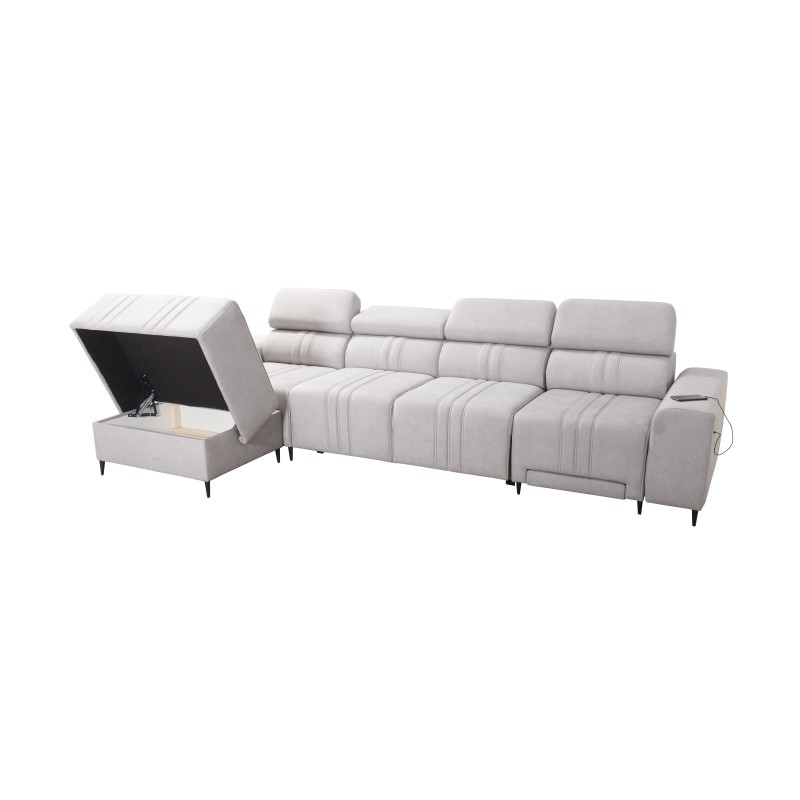 Narożnik Verona XII Mix z funkcją spania oraz funkcją relax manualna tkanina Vena 3 Narożnik Verona XII Mix z funkcją spania oraz funkcją relax manualna tkanina Vena 3