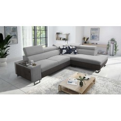 Narożnik Prestige VII z Miękka w dotyku, Freya 210.20 + Tauro 8207 - elegancja i funkcjonalność w jednym