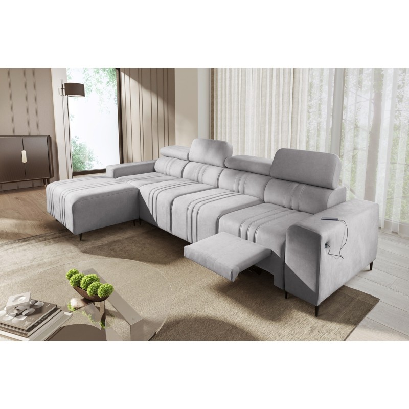 Narożnik Verona XII Mix z funkcją spania oraz funkcją relax manualna tkanina Vena 3 Narożnik Verona XII Mix z funkcją spania oraz funkcją relax manualna tkanina Vena 3