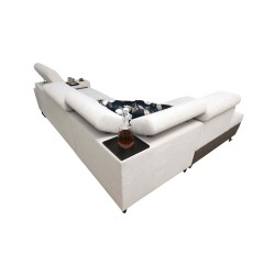 Narożnik Prestige VII z funkcją spania i portem usb tkanina Freya 210.20 + Tauro 8207 Narożnik Prestige VII z funkcją spania i portem usb tkanina Freya 210.20 + Tauro 8207