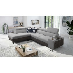 Narożnik Prestige VII z Miękka w dotyku, Freya 210.20 + Tauro 8207 - elegancja i funkcjonalność w jednym