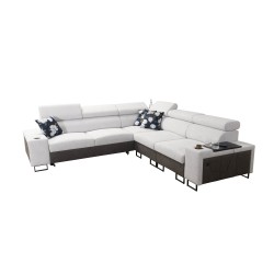 Narożnik Prestige III z funkcją spania i portem usb tkanina Freya 210.23 + Tauro 8207 Narożnik Prestige III z funkcją spania i portem usb tkanina Freya 210.23 + Tauro 8207