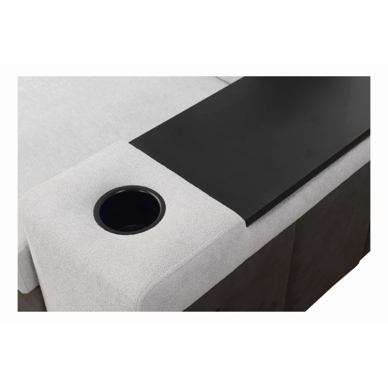 Esquina Prestige III con función de cama y puerto USB - Suave al tacto, Freya 210.08 + Tauro 8203 Esquina Prestige III con función de cama y puerto USB - Suave al tacto, Freya 210.08 + Tauro 8203