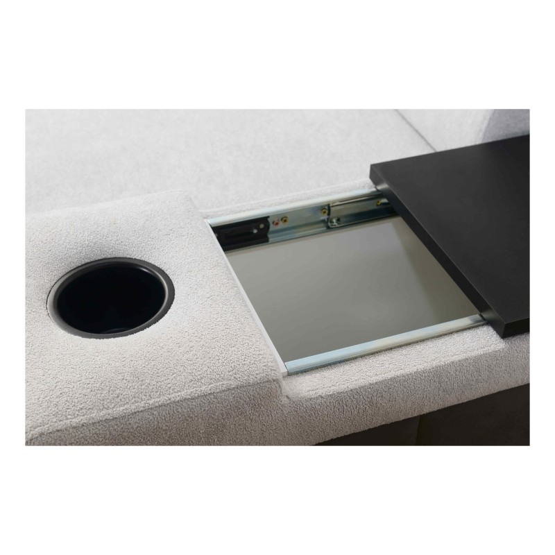 Prestige III corner sofa with a sleeping function and USB port - Soft to the touch, Freya 210.02 + Tauro 8203 Prestige III corner sofa with a sleeping function and USB port - Soft to the touch, Freya 210.02 + Tauro 8203