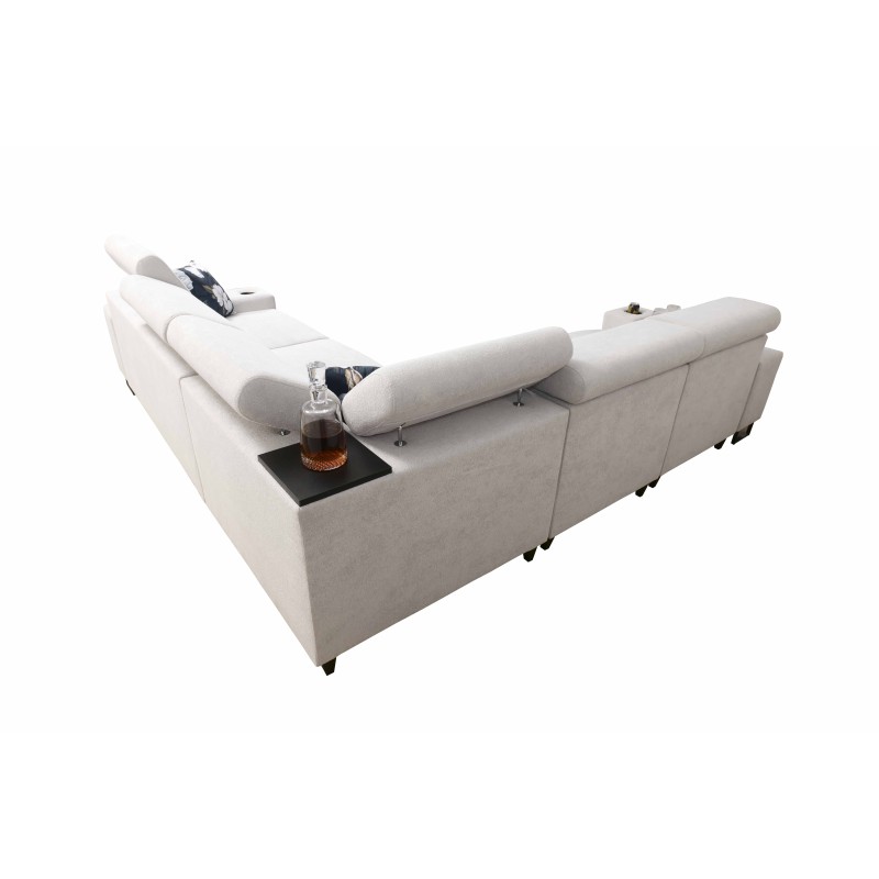 Narożnik Prestige III z funkcją spania i portem usb tkanina Freya 210.20 + Tauro 8207 Narożnik Prestige III z funkcją spania i portem usb tkanina Freya 210.20 + Tauro 8207