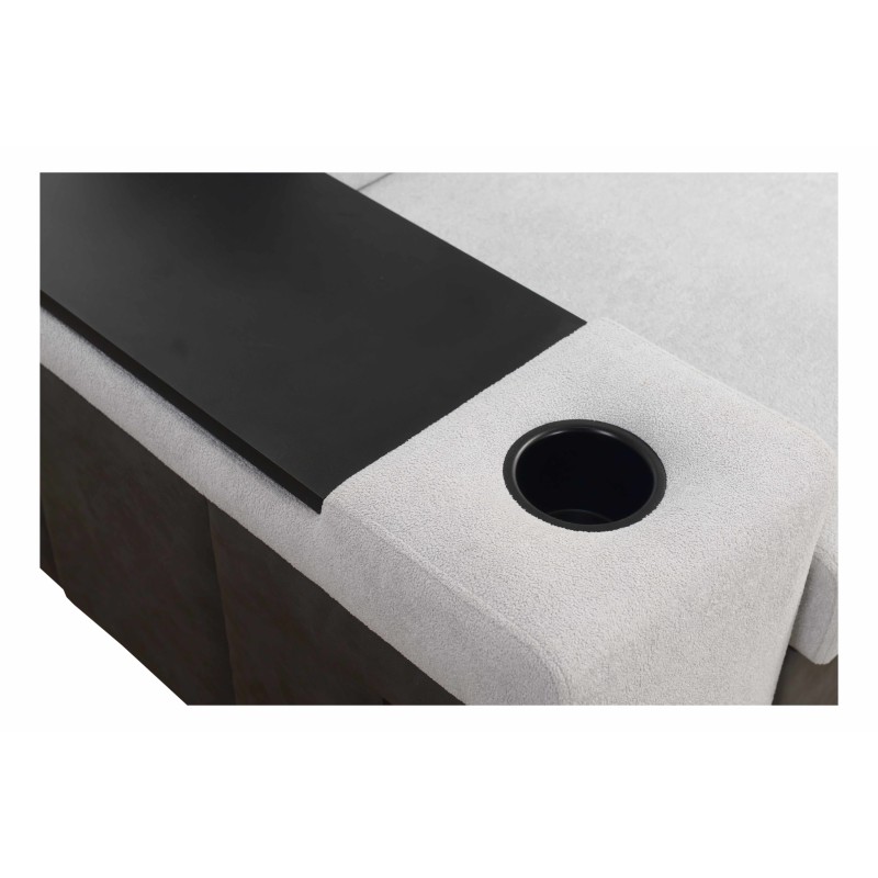 Prestige III corner sofa with sleeping function and USB port - Soft to the touch, Freya 210.18 + Tauro 8207 Prestige III corner sofa with sleeping function and USB port - Soft to the touch, Freya 210.18 + Tauro 8207