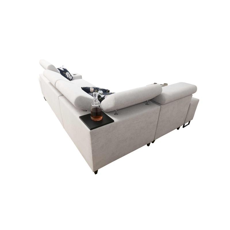 Narożnik Prestige II z funkcją spania i portem usb tkanina Freya 210.20 + Tauro 8207 Narożnik Prestige II z funkcją spania i portem usb tkanina Freya 210.20 + Tauro 8207