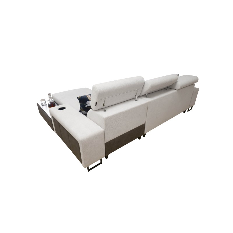 Narożnik Prestige I Maxi z funkcją spania i portem usb tkanina Freya 210.23 + Tauro 8207 Narożnik Prestige I Maxi z funkcją spania i portem usb tkanina Freya 210.23 + Tauro 8207