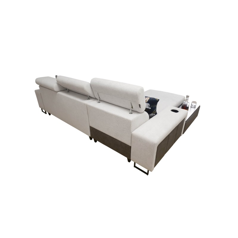 Narożnik Prestige I Maxi z funkcją spania i portem usb tkanina Freya 210.24 + Tauro 8207 Narożnik Prestige I Maxi z funkcją spania i portem usb tkanina Freya 210.24 + Tauro 8207