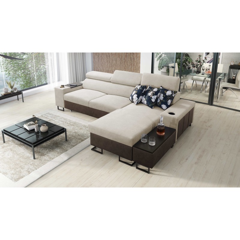 Prestige I Corner Sofa with Sleeping Function – Elegance and Functionality | [Your Company]
