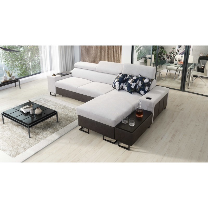 Prestige I Corner Sofa with Sleeping Function – Elegance and Functionality | [Your Company]