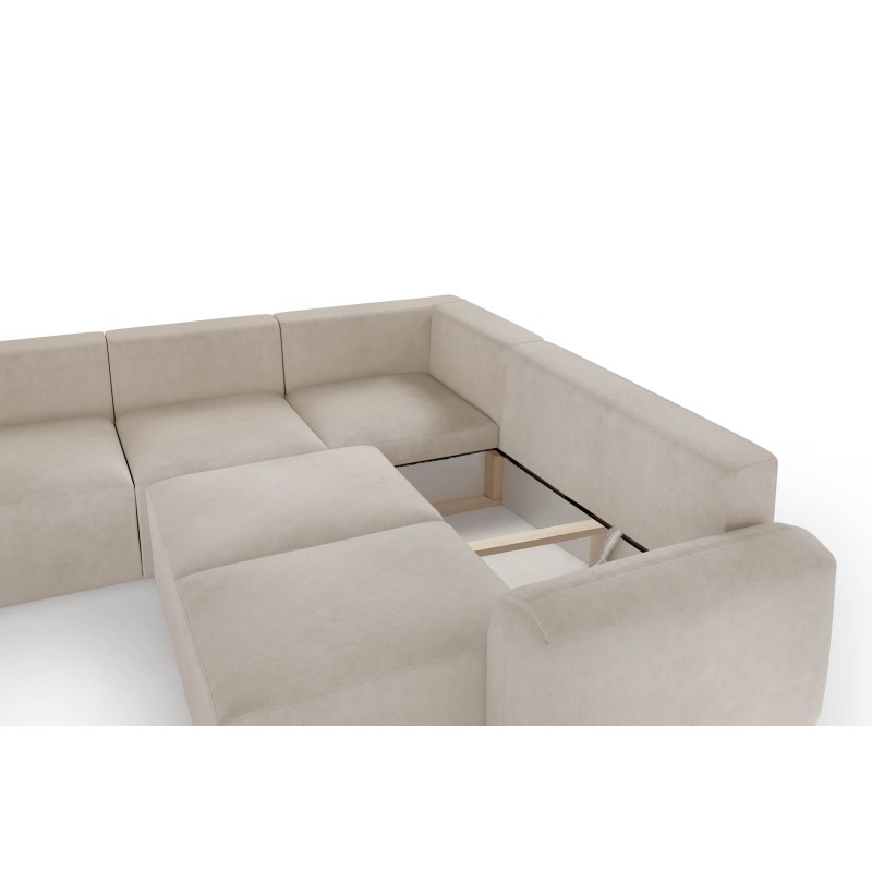 Monaco III corner sofa with sleeping function – luxury and functionality in one piece of furniture Monaco III corner sofa with sleeping function – luxury and functionality in one piece of furniture