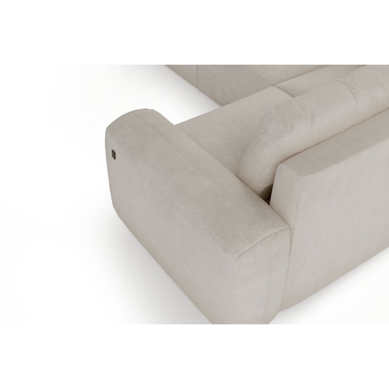 Monaco II corner sofa with a sleeping function in Velour fabric, Velo 635 - elegance and functionality in one Monaco II corner sofa with a sleeping function in Velour fabric, Velo 635 - elegance and functionality in one