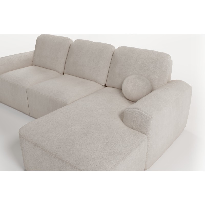 Elegant Corner Sofa Monaco I with Sleeping Function, Upholstered in Velvet Fabric, Velo 631 Elegant Corner Sofa Monaco I with Sleeping Function, Upholstered in Velvet Fabric, Velo 631