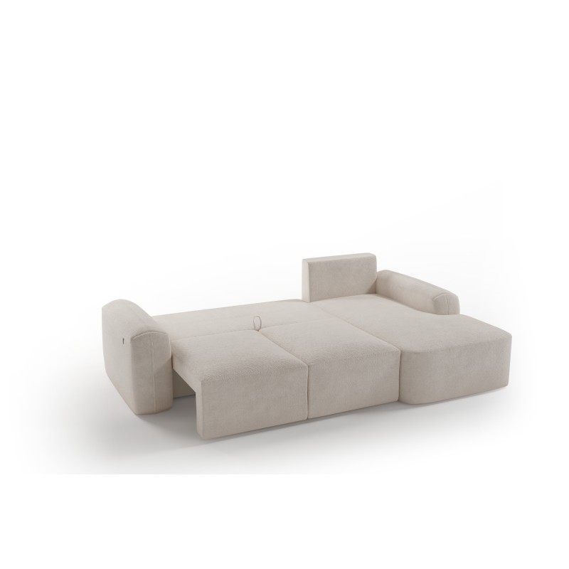 Elegant Monaco I Corner Sofa with Sleeping Function, Upholstered in Velvet Fabric, Velo 629 Elegant Monaco I Corner Sofa with Sleeping Function, Upholstered in Velvet Fabric, Velo 629