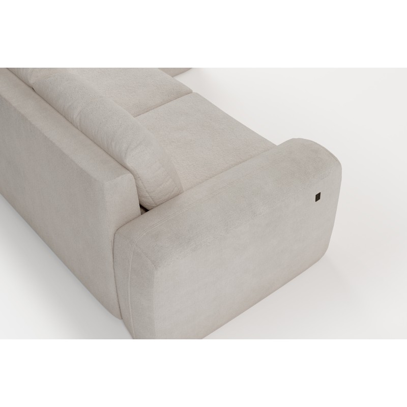 Elegant Monaco I Corner Sofa with a sleeping function, upholstered in Velvet fabric, Velo 625 Elegant Monaco I Corner Sofa with a sleeping function, upholstered in Velvet fabric, Velo 625