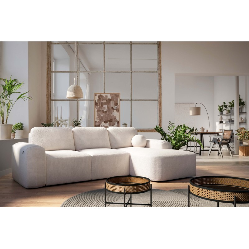 Sofá Esquinero Elegante Monaco I con función de cama, tapizado en tela de terciopelo, Velo 621. Sofá Esquinero Elegante Monaco I con función de cama, tapizado en tela de terciopelo, Velo 621.