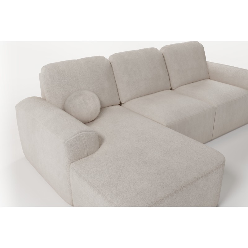 Elegant Monaco I Corner Sofa with Sleeping Function, Upholstered in Velvet Fabric, Velo 637 Elegant Monaco I Corner Sofa with Sleeping Function, Upholstered in Velvet Fabric, Velo 637