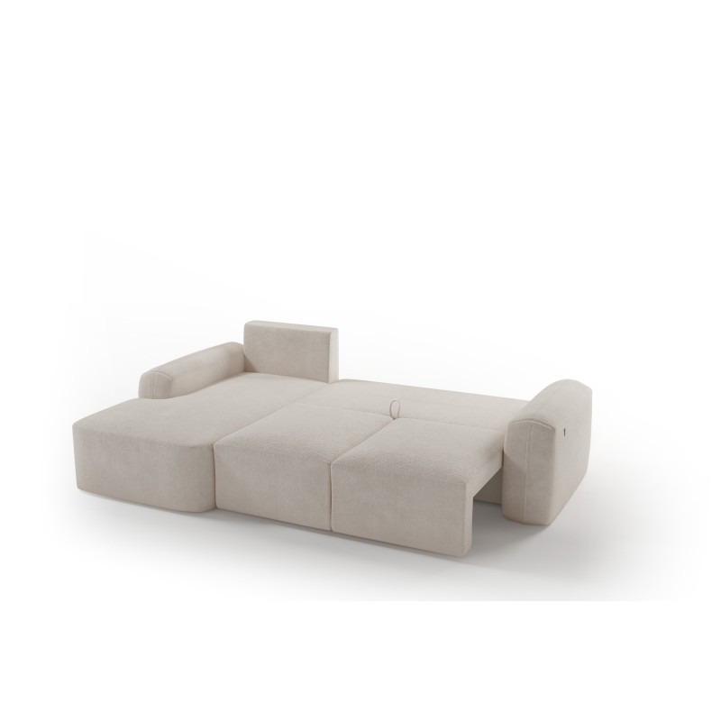 Elegant Monaco I Corner Sofa with a sleeping function, upholstered in Velvet fabric, Velo 627 Elegant Monaco I Corner Sofa with a sleeping function, upholstered in Velvet fabric, Velo 627